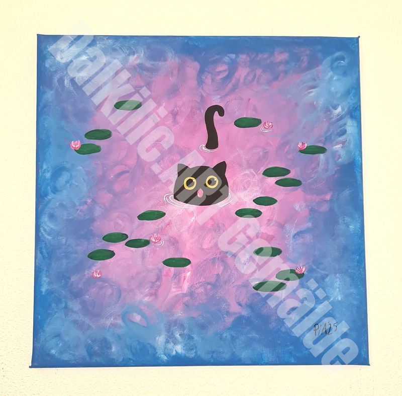 "Freche Katze" Original Gemälde