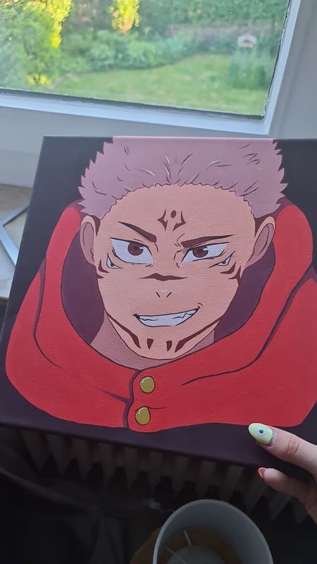 Schmunzelnder Sukuna