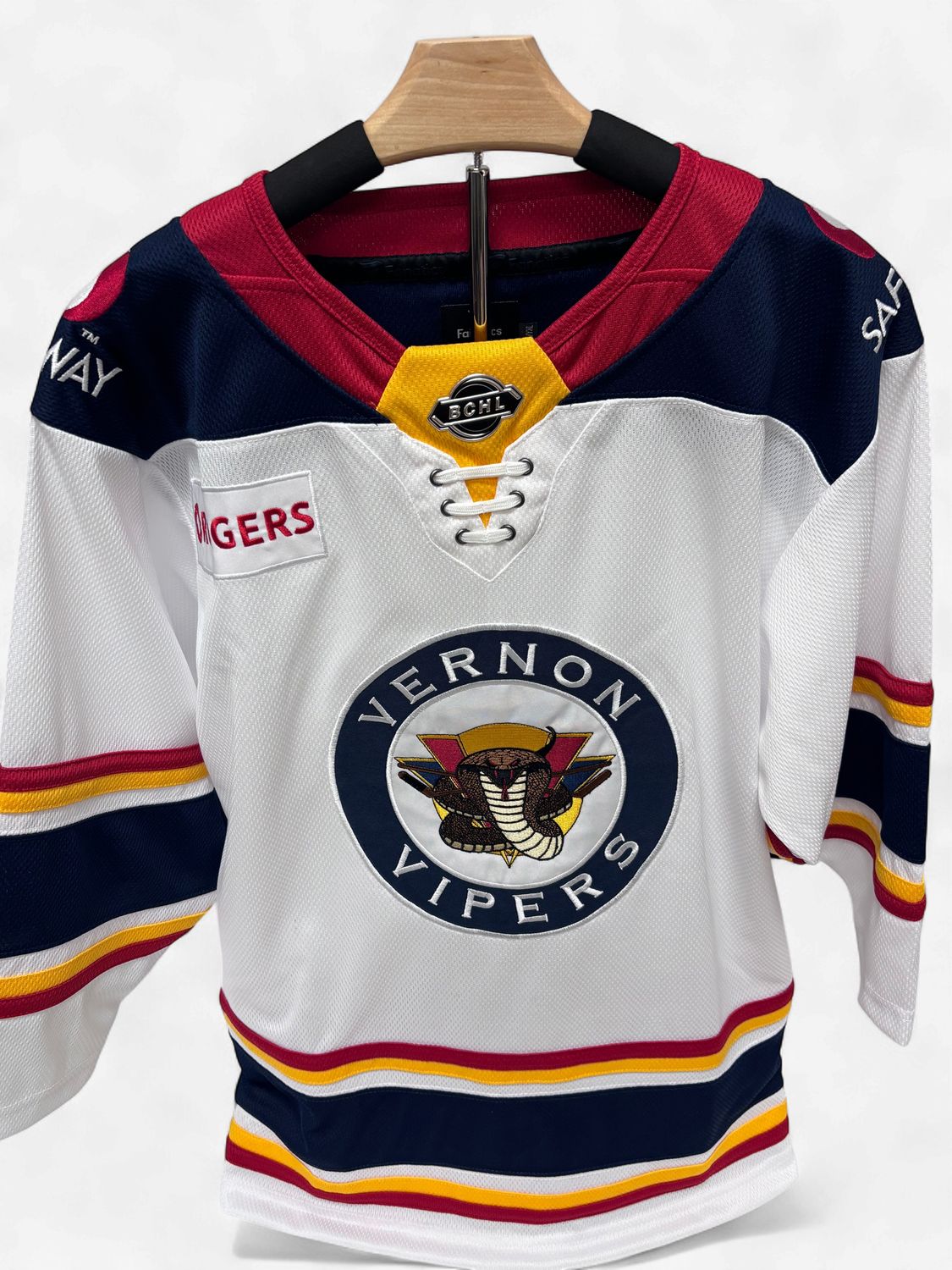 WHITE ADULT JERSEY