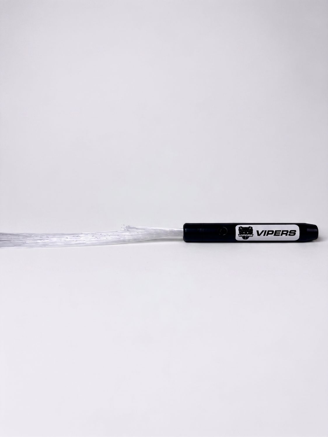 FIBER OPTIC WAND- WHITE/BLACK, Color: Black