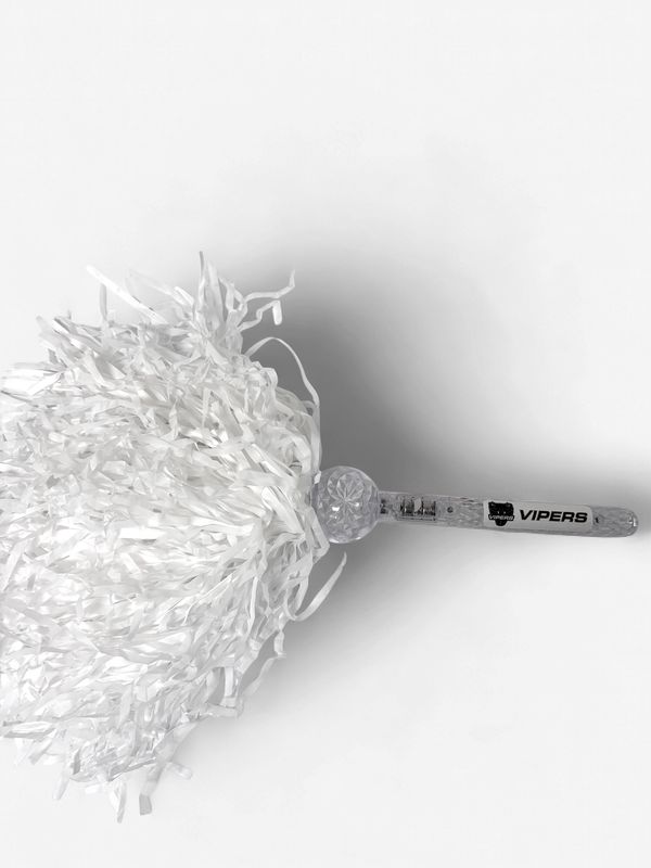 WHITE POM POM LIGHTUP