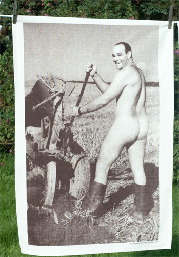 Top Quality 100% Cotton Tea Towel Farmers Calender