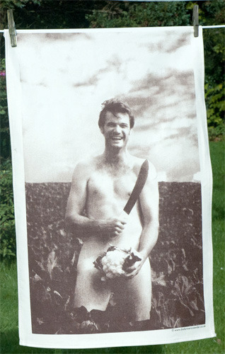 Top Quality 100% Cotton Tea Towel Farmers Calender