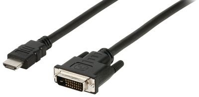 HDMI kabel Type A (mannetje) naar DVI-D Dual Link