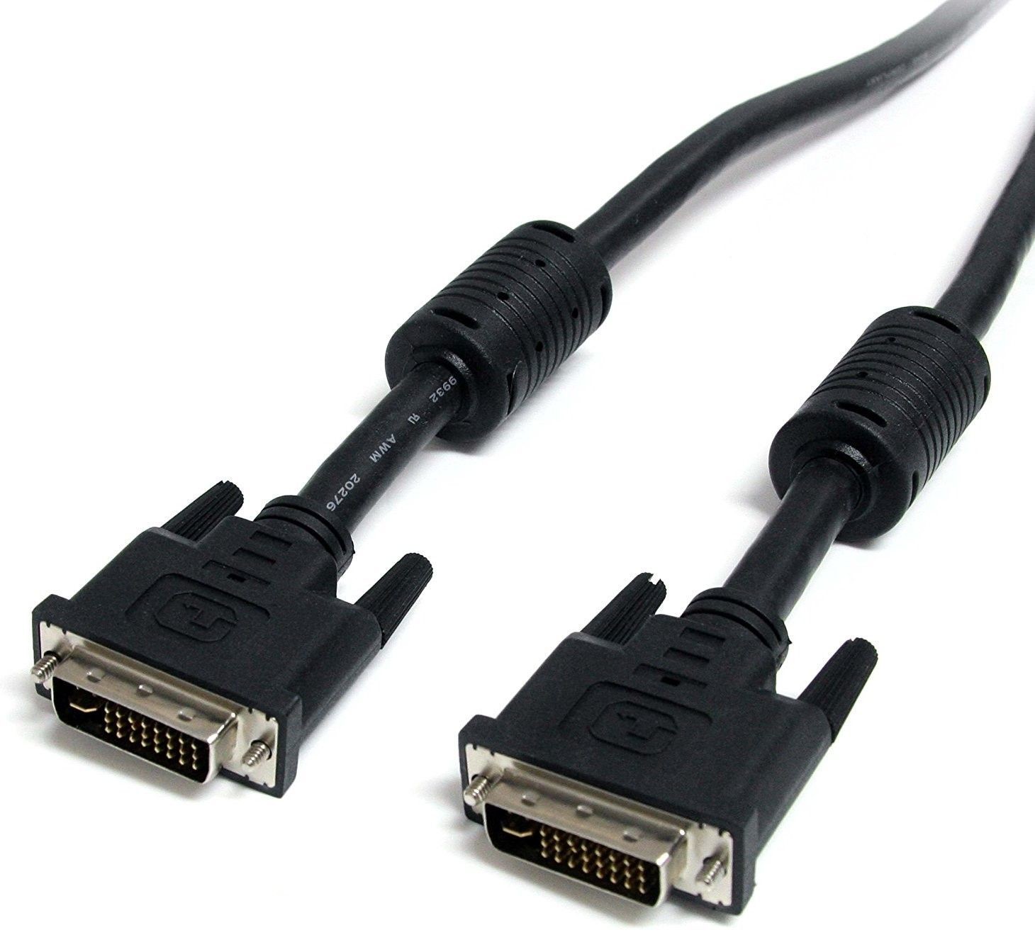 DVI-I kabel (mannetje) naar DVI-I mannetje (Dual Link)