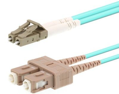 Fiber Optic Cable Mumtimode Duplex 50/125 µm OM3 (LC/SC, LC/LC, LC/ST, SC/SC)