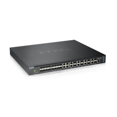 XS3800-28, 28-port 10GbE L2+ Managed Switch Nebula Flex Pro (dual AC,1 year NCC Pro pack license bundled)
