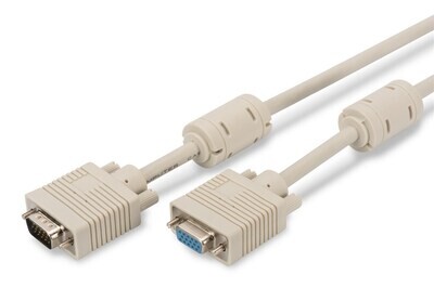 VGA EXTENSION CABLE MALE TO FEMALE - 1.8M