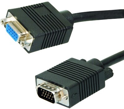VGA EXTENSION CABLE MALE TO FEMALE - 30M
