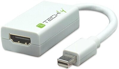TECHLY MINI DP MALE TO HDMI FEMALE ADAPTER