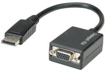 TECHLY DISPLAYPORT MALE TO VGA FEMALE ADAPTER