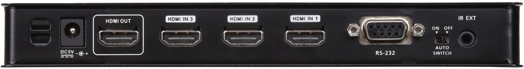 ATEN 4X1 4K HDMI SWITCH WITH REMOTE CONTROL & HDR