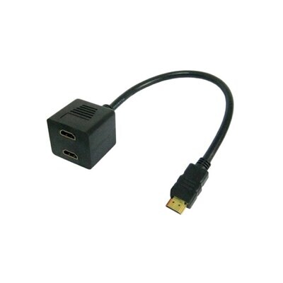 TECHLY 1x2 1080P HDMI SPLITTER CABLE - 30CM