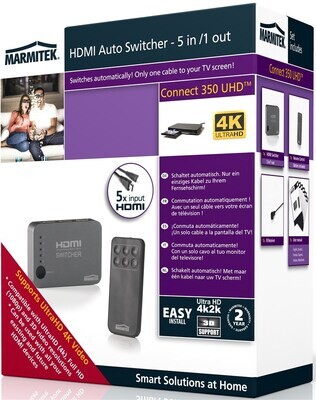 MARMITEK 5X1 4K HDMI SWITCH WITH REMOTE
