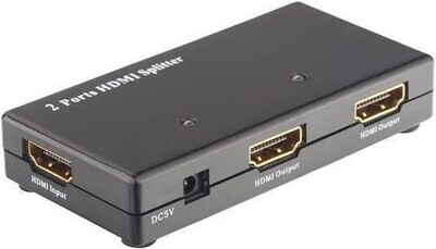 TECHLY 1x2 1080P HDMI SPLITTER WITH AMPLIFIER