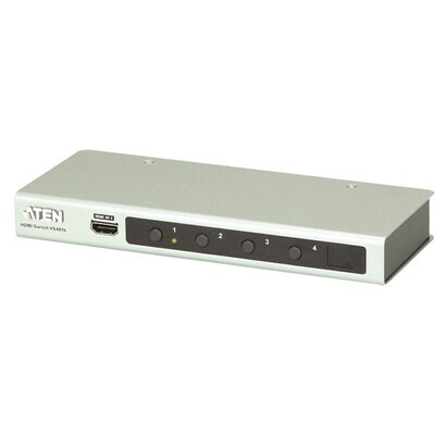ATEN 4X1 4k HDMI SWITCH WITH REMOTE CONTROL