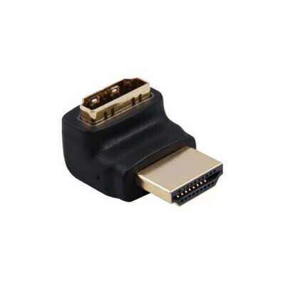 TECHLY HDMI MALE TO FEMALE ADAPTER 90° ANGLED