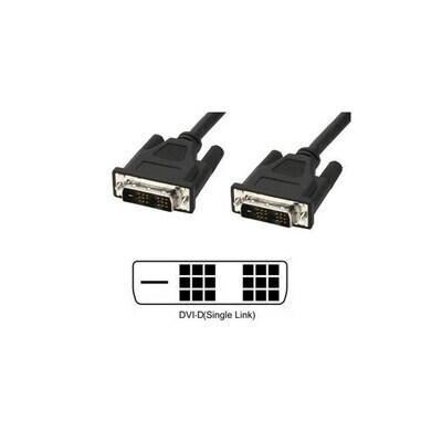 TECHLY DVI-D CABLE (18+1) MALE TO MALE - 5M