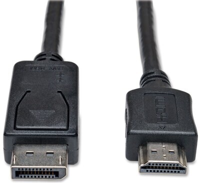 TECHLY DISPLAYPORT CABLE MALE TO HDMI MALE - 1M