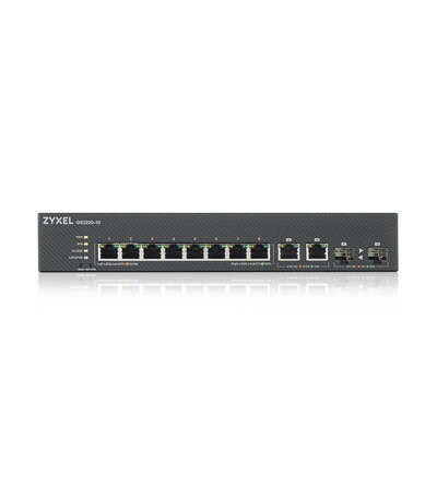 Zyxel GS2220-10 EUregion,8-port GbE L2 Switch with GbE Uplink (1 year NCC Pro pack license bundled)