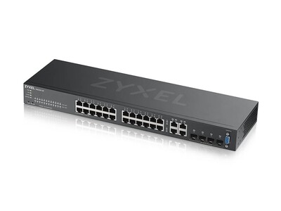 Zyxel GS2220-28,EU region,24-port GbE L2 Switch with GbE Uplink (1 year NCC Pro pack license bundled)