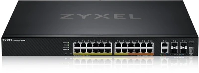 XGS2220-30HP, L3 Access Switch, 400W PoE, 16xPoE+/10xPoE++, 24x1G RJ45 2x10mG RJ45, 4x10G SFP+ Uplink, incl. 1 yr NebulaFlex Pro