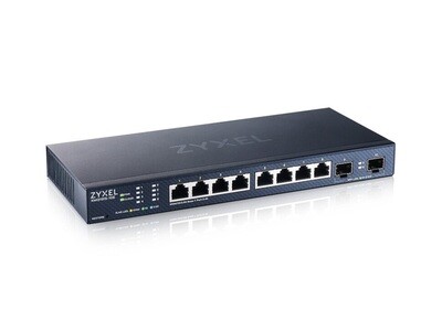 Zyxel XMG1915-10E, 8-port 2.5GbE, 2 SFP+ Smart Switch, hybrid mode, standalone or NebulaFlex Cloud