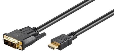 MicroConnect HDMI - DVI-D (18+1) kabel