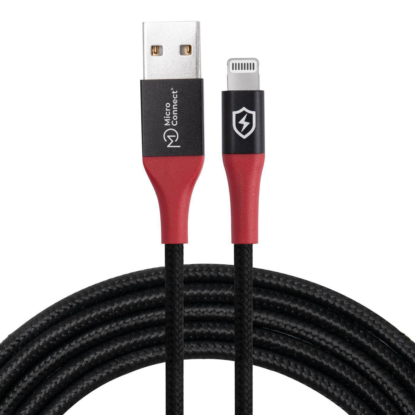 MicroConnect USB-A to lightning data blocking Kabel - 1.5m