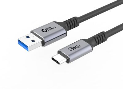 MicroConnect USB-C to USB-A premium 3.2 Gen 2 kabel