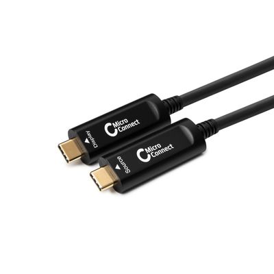 MicroConnect USB-C premium optic fiber Video kabel