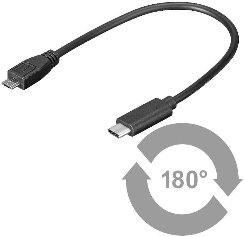 MicroConnect USB-C to USB - Micro B 2.0 kabel