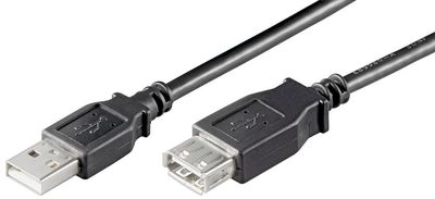 MicroConnect USB-A 2.0 Extension kabel