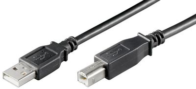 MicroConnect USB-A to USB-B 2.0 kabel