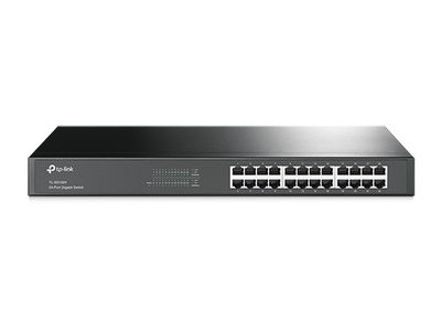 TP-Link TL-SG1024 Unmanaged Gigabit Ethernet (10/100/1000) 1U Zwart