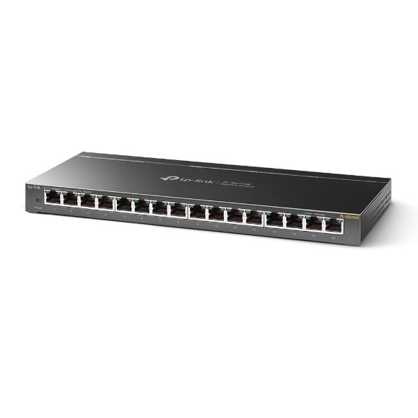 TP-Link TL-SG116E Unmanaged L2 Gigabit Ethernet (10/100/1000) Zwart