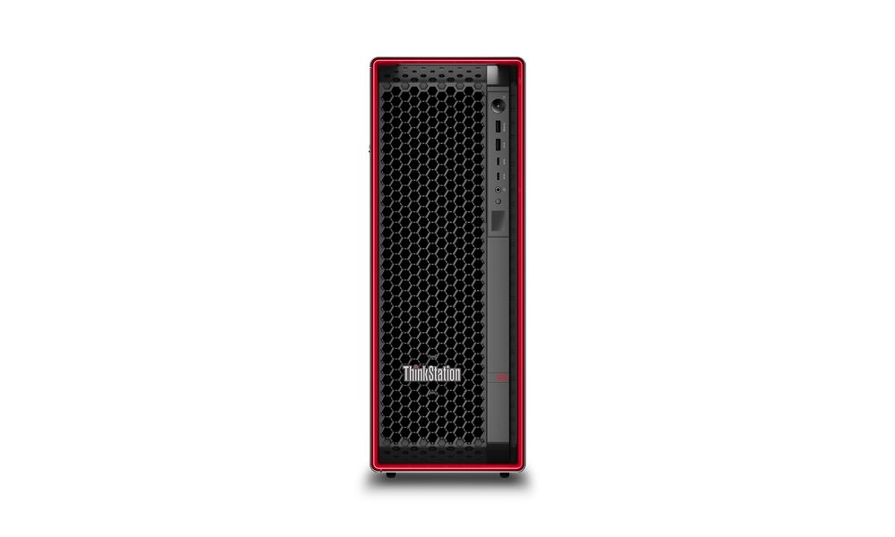 Lenovo ThinkStation P5 Intel® Xeon® W w3-2435 32 GB DDR5-SDRAM 1 TB SSD Windows 11 Pro for Workstations Tower Workstation Zwart, Rood