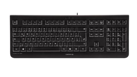 CHERRY KC 1000 toetsenbord Universeel USB AZERTY Belgisch Zwart