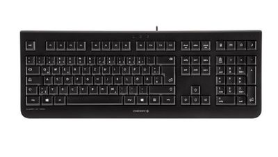 CHERRY KC 1000 toetsenbord Universeel USB AZERTY Belgisch Zwart