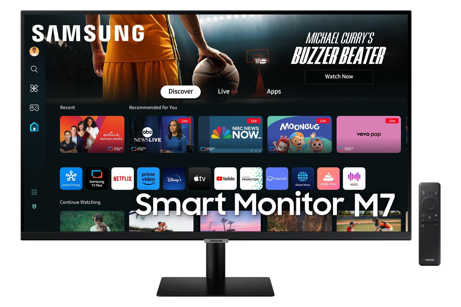 Samsung 32 Samsung 32" Smart Monitor M7 M70D UHD