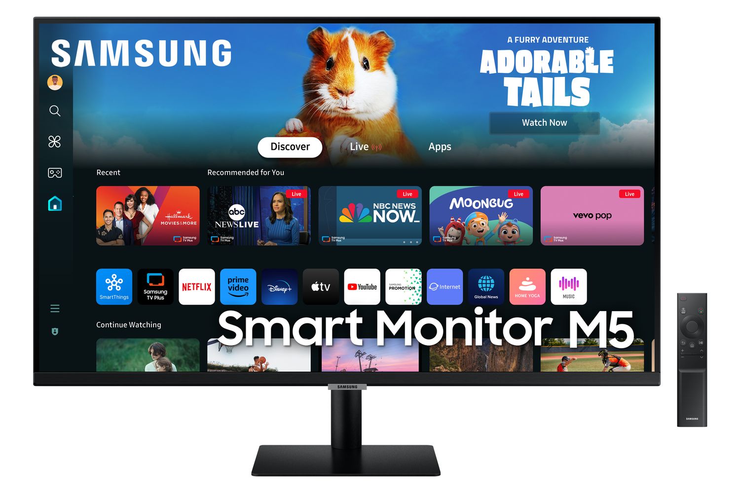 Samsung 27" Smart Monitor M5 M50D UHD