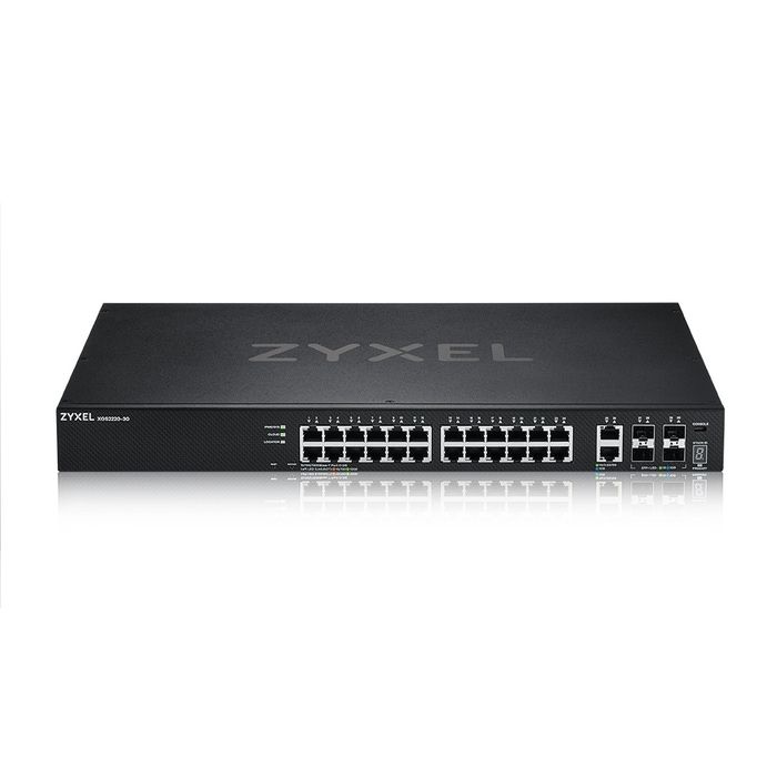Zyxel XGS2220-30 Managed L3 Gigabit Ethernet (10/100/1000) Zwart Zyxel XGS2220-30 Managed L3 Gigabit Ethernet (10/100/1000) Zwart