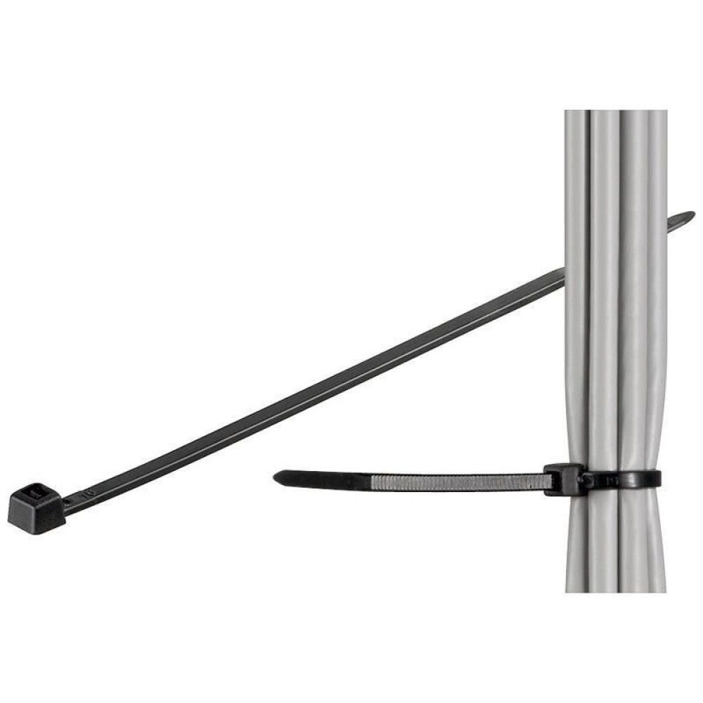 Techly 142 x 3.5mm kabelbinder Nylon Zwart 100 stuk(s) Techly 142 x 3.5mm kabelbinder Nylon Zwart 100 stuk(s)