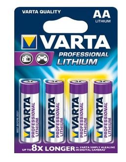 Varta 4x AA Lithium Wegwerpbatterij