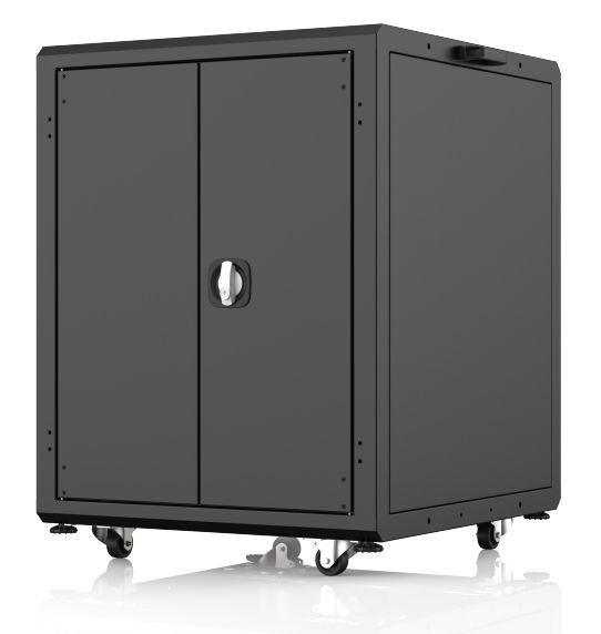 Lanview DCN Laptop Cabinet for 32 mobile storage and charging solution for 32 devices