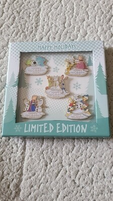 Happy Holidays 2018 Pin Set
