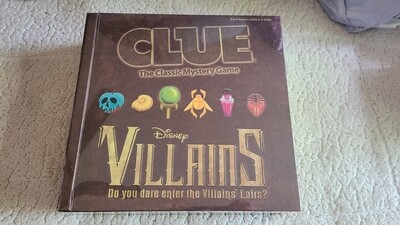 Disney Villains Clue Mystery Board Game