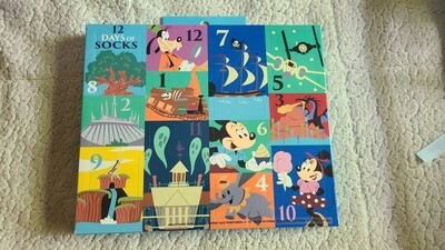 Disney Parks 12 Days of Socks