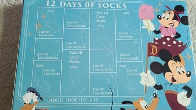 Disney Parks 12 Days of Socks
