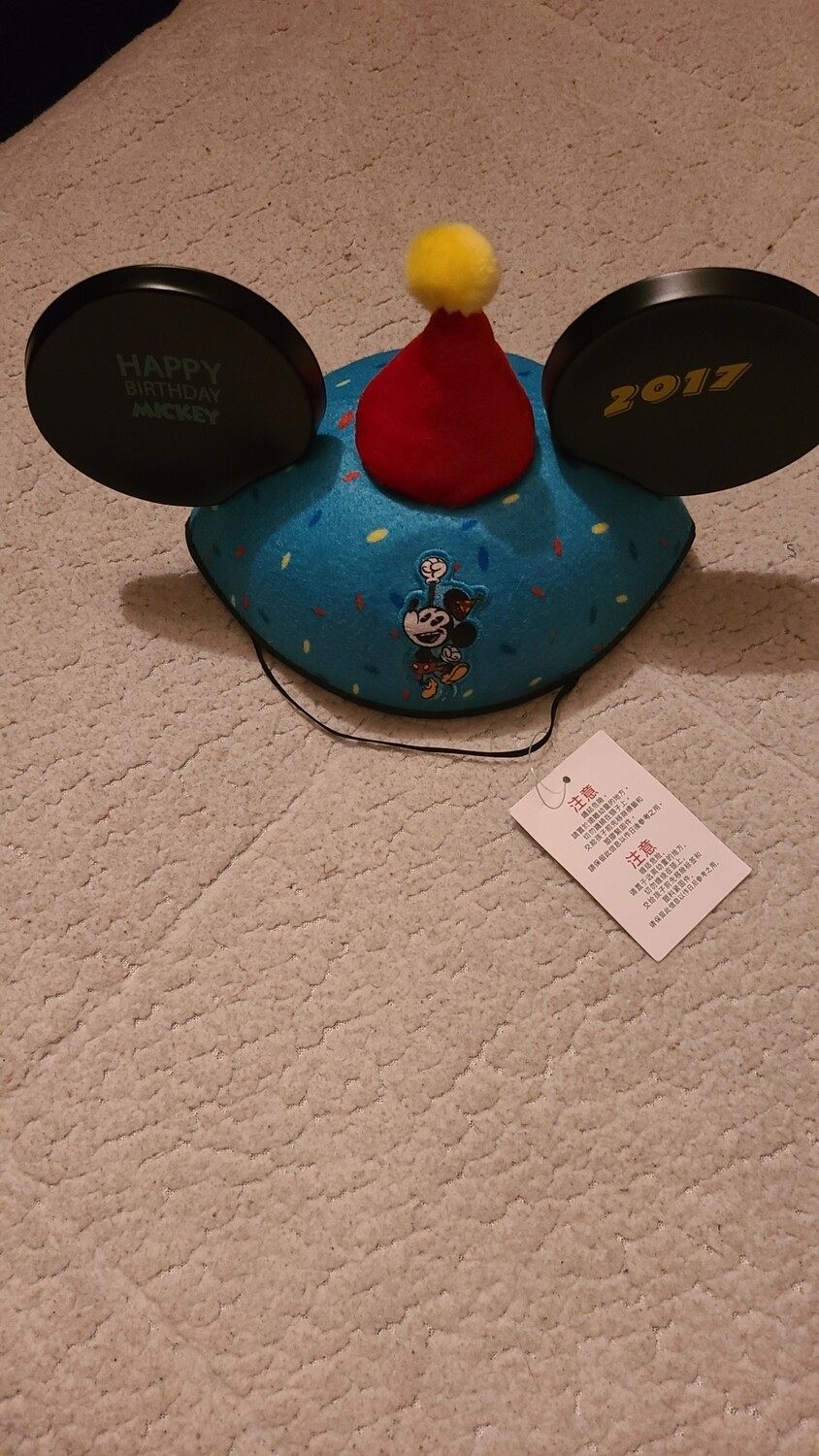 Happy Birthday Mickey 2017 hat ears